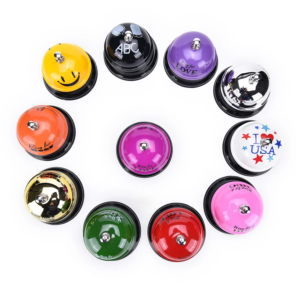 Call Bell Colorful Desk Kitchen Hotel Counter Reception Restaurant Bar Ring for Service
Call Bell Colorful Desk Kitchen Hotel Counter Reception Restaurant Bar Ring for Service