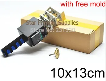 Handhold hot foil stamp machine Logo iron machine on leather wood LOGO MARK printing 10x13cm+ one die
Handhold hot foil stamp machine Logo iron machine on leather wood LOGO MARK printing 10x13cm+ one die