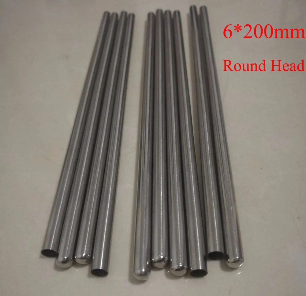 6mm*200mm High Quality SS304 One End Round Head Closed Stainless Steel Thermowell Thermocouple Protection pipe 10 pcs / lot
6mm*200mm High Quality SS304 One End Round Head Closed Stainless Steel Thermowell Thermocouple Protection pipe 10 pcs / lot