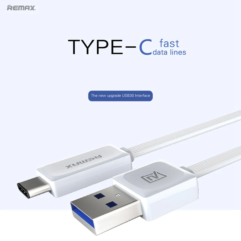 REMAX 1m USB 3 0 To Type C font b Cable b font for MacBook xiaomi