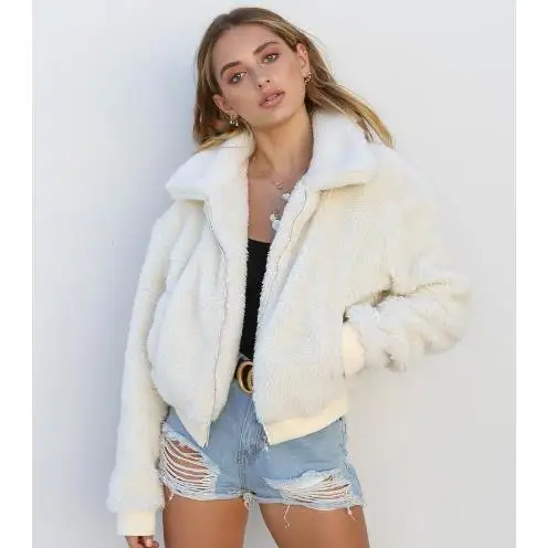 2019 faux jacket coat women autumn winter warm thick teddy coat female casual overcoat oversize outerwear
2019 faux jacket coat women autumn winter warm thick teddy coat female casual overcoat oversize outerwear