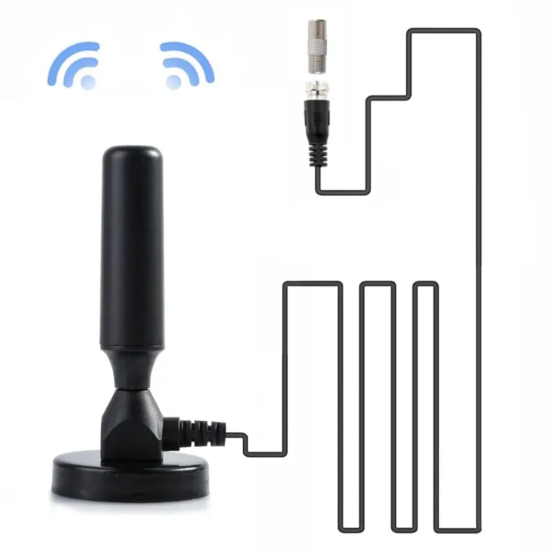 30 DBi Gain 75 ohm Digital DVB-T Receiver Antenna FM Freeview Aerial Antena DVB T Coaxial Booster Cable Magnetic Base TV HDTV
30 DBi Gain 75 ohm Digital DVB-T Receiver Antenna FM Freeview Aerial Antena DVB T Coaxial Booster Cable Magnetic Base TV HDTV