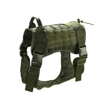 Tactical Dog Harness Vest Molle System Water Resistant Harness Service Dog Vest Comfortable Dog Training Harness with Handle
Tactical Dog Harness Vest Molle System Water Resistant Harness Service Dog Vest Comfortable Dog Training Harness with Handle