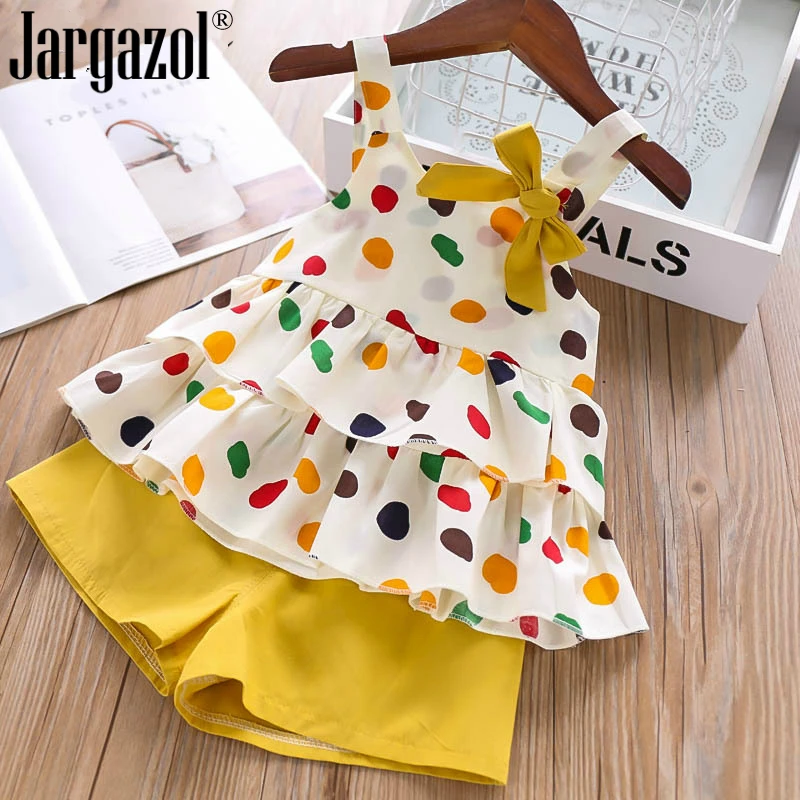 Girls Clothing Sets 2019 New Summer Girls Clothes Sleeveless T-shirt+Shorts 2Pcs Kids Clothing Sets For 3-7 Years
Girls Clothing Sets 2019 New Summer Girls Clothes Sleeveless T-shirt+Shorts 2Pcs Kids Clothing Sets For 3-7 Years