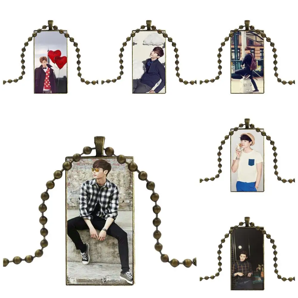 Pop Star Lee Jong Suk Glass Cabochon Pendant Necklace Rectangle Fashion Necklace For Women Kids
Pop Star Lee Jong Suk Glass Cabochon Pendant Necklace Rectangle Fashion Necklace For Women Kids