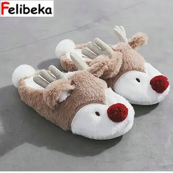 New winter anti-skid rubber base Christmas deer keep warm lover cotton indoor slippers bag and home adult slippers shoes
New winter anti-skid rubber base Christmas deer keep warm lover cotton indoor slippers bag and home adult slippers shoes