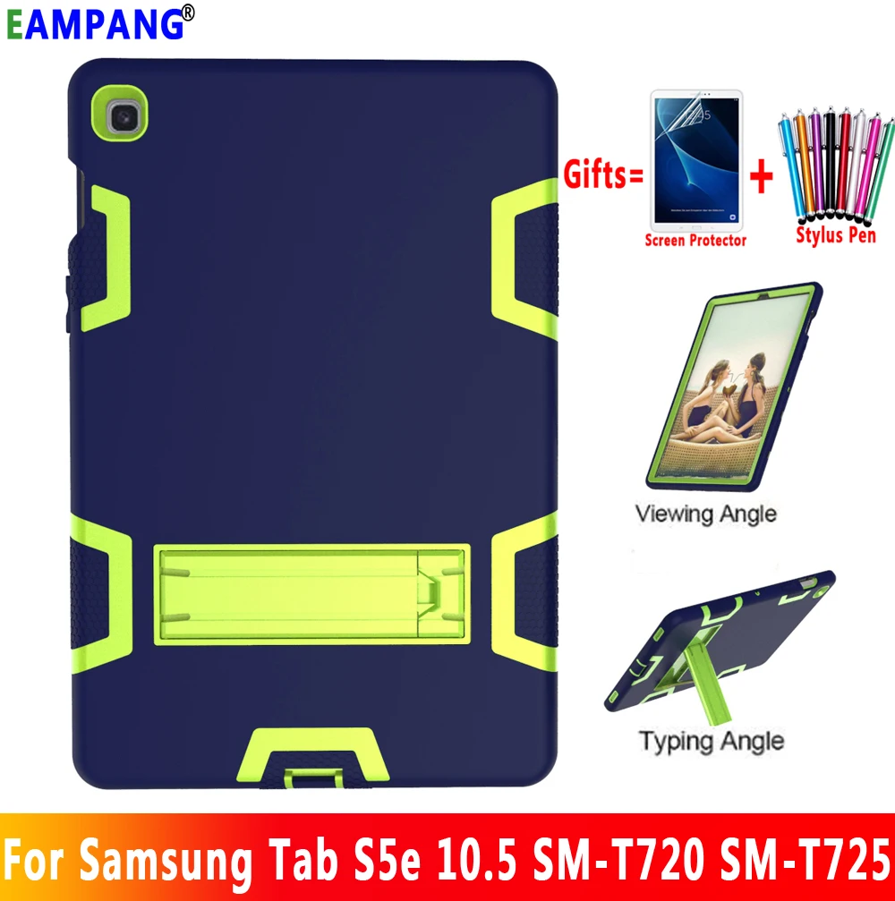 2 in 1 Color Case for Samsung Galaxy Tab S5e 10.5 Case Cover T720 T725 SM-T720 SM-T725 Tablet Funda Coque + Screen Protector
2 in 1 Color Case for Samsung Galaxy Tab S5e 10.5 Case Cover T720 T725 SM-T720 SM-T725 Tablet Funda Coque + Screen Protector