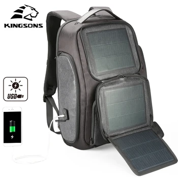 Kingsons New Arrive Solar Fast-charging Backpack For Men USB 15.6 Inch Laptop Bags Knapsack Business Travel Backpacks Mochila
Kingsons New Arrive Solar Fast-charging Backpack For Men USB 15.6 Inch Laptop Bags Knapsack Business Travel Backpacks Mochila