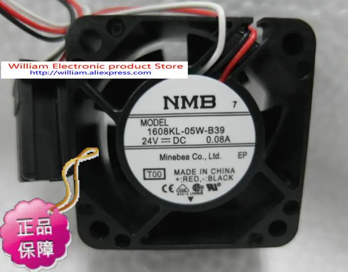 Фото New Original NMB-MAT 1608KL-05W-B39 40*20MM DC24V 0.08A for Fanuc Device cooling fan | Компьютеры и офис