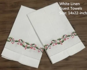 Set of 12 Handkerchiefs White Linen Hemstitched Tea Towel -14x22"Cloth Guest Hand Dish Kitchen Bathroom Towels embroidery Floral
Set of 12 Handkerchiefs White Linen Hemstitched Tea Towel -14x22"Cloth Guest Hand Dish Kitchen Bathroom Towels embroidery Floral