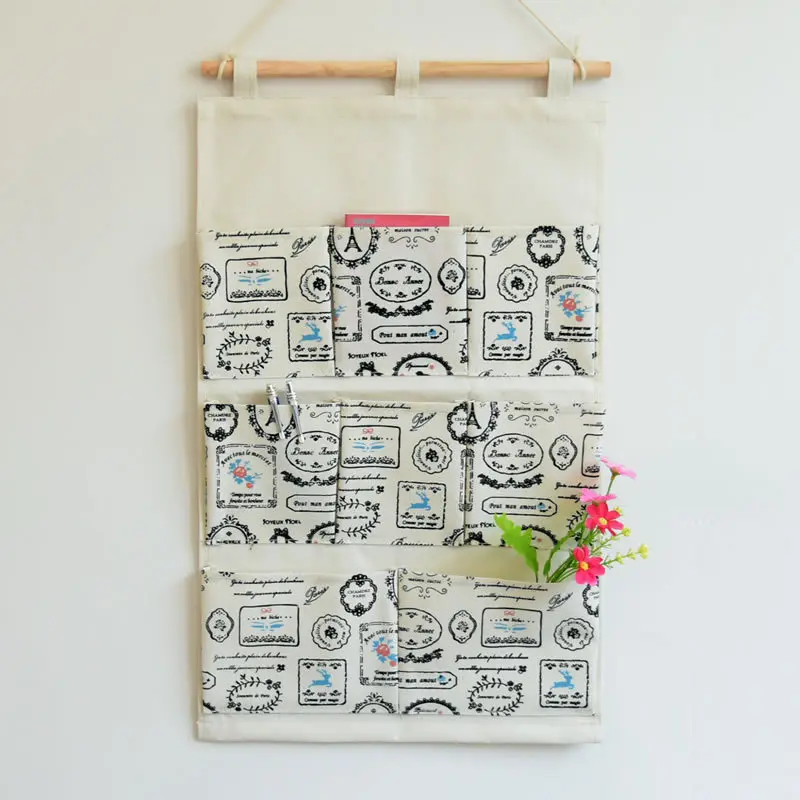 European Magazine Tower 8Pockets Multi-layer Wall Hanging Storage Bag Cotton Linen Behind Door Pen Makeup Tools Bags Organizers 
European Magazine Tower 8Pockets Multi-layer Wall Hanging Storage Bag Cotton Linen Behind Door Pen Makeup Tools Bags Organizers