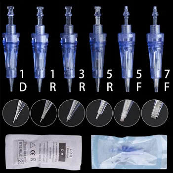 10PCS Tattoo Micro Cartridge Needles for Dr.Pen Permanent Makeup Needle Tips for Eyebrow Lip 1R/3R/5F/7F Bayonet Mount 
10PCS Tattoo Micro Cartridge Needles for Dr.Pen Permanent Makeup Needle Tips for Eyebrow Lip 1R/3R/5F/7F Bayonet Mount