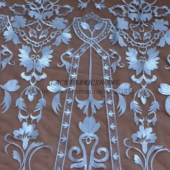 New fashion off white on net yarn embroidery lace fabric High-end clothing/dresses/evening dresses lace fabric by yard
New fashion off white on net yarn embroidery lace fabric High-end clothing/dresses/evening dresses lace fabric by yard