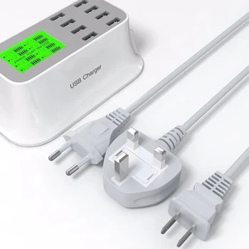 8 USB Ports Travel Charger Cellphone Tablet Charging Adaptor 5V 3.5A LCD Display Voltage Current Screen 40W
8 USB Ports Travel Charger Cellphone Tablet Charging Adaptor 5V 3.5A LCD Display Voltage Current Screen 40W