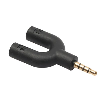 OPQ-Headset Adapter Kit U Shape 3.5mm Y Splitter for Audio Headphone and MIC black
OPQ-Headset Adapter Kit U Shape 3.5mm Y Splitter for Audio Headphone and MIC black