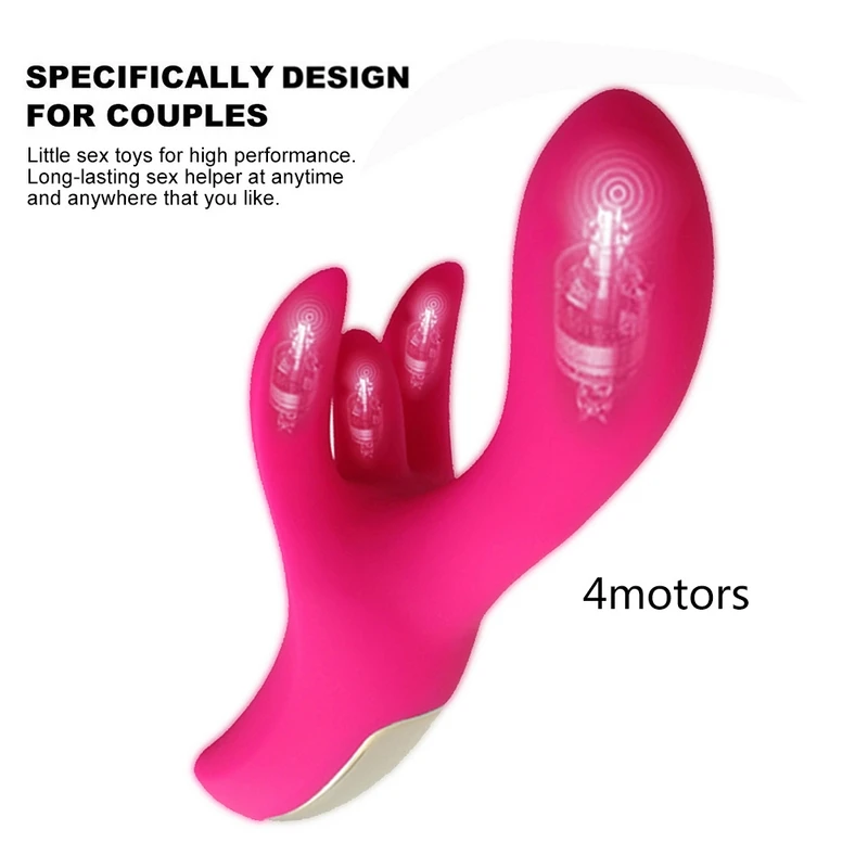 Rechargable Vibrators Sex Toys for Women 10 speeds Silicon Big Dildo Vibrator AV Magic Wand G spot Rabbit Vibrating Massage for Couples (11)