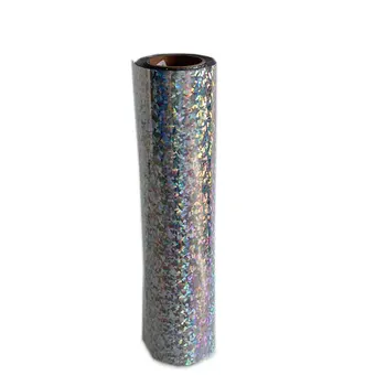 Crystal Silver T-Shirt Heat Transfer Holographic Vinyl Film for Garment Textile Graphics 0.5x0.5m
Crystal Silver T-Shirt Heat Transfer Holographic Vinyl Film for Garment Textile Graphics 0.5x0.5m