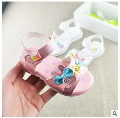 Free shipping Girl shoes slippers 2019 summer Baby princess shoes fashion Children's shoes Baby girls sandals rubber shoes 14