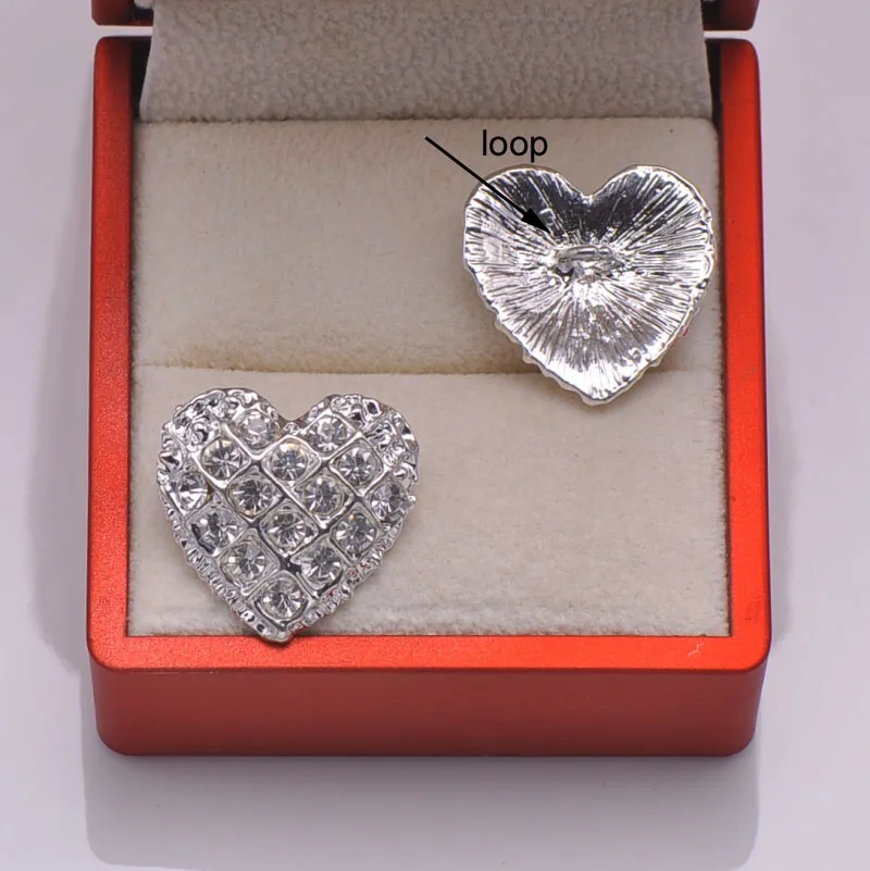 (L0160) free shipping 20 pcs/lot, metal rhinestone button,with loop at back,silver plating,all clear crystals
(L0160) free shipping 20 pcs/lot, metal rhinestone button,with loop at back,silver plating,all clear crystals