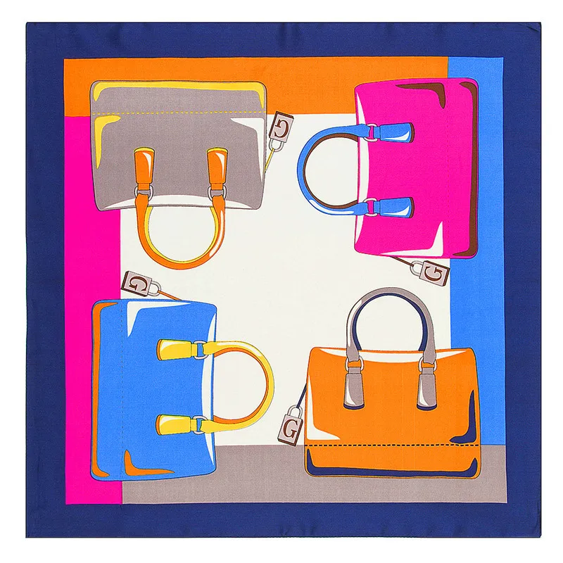 MENGLINXI 60cm*60cm 2019 New Luxury Brand Letter G Bag Women Twill Silk Scarf Small Square Scarves Print Headband Hijab
MENGLINXI 60cm*60cm 2019 New Luxury Brand Letter G Bag Women Twill Silk Scarf Small Square Scarves Print Headband Hijab