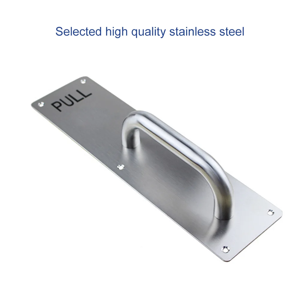Stainess Steel Door Handle Pull Push Plate Commercial Door Handle for Offices Hotels Cafe --M25
Stainess Steel Door Handle Pull Push Plate Commercial Door Handle for Offices Hotels Cafe --M25