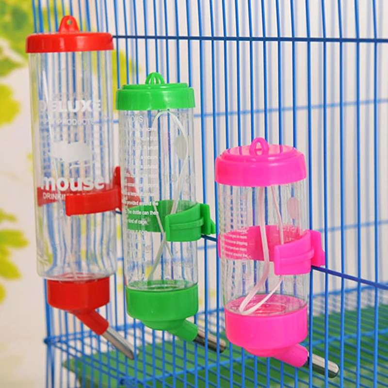 80ML 150ML 250ML Pet Product Plastic Drinking Bottle Feeder Hamster Rabbit Water Hanging Bottle Water Dispenser
80ML 150ML 250ML Pet Product Plastic Drinking Bottle Feeder Hamster Rabbit Water Hanging Bottle Water Dispenser