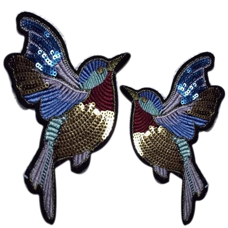 T shirt Women fashion patch sequins 11cm birds deal with it biker patches for clothing stickers 3d t shirt mens free shipping
T shirt Women fashion patch sequins 11cm birds deal with it biker patches for clothing stickers 3d t shirt mens free shipping