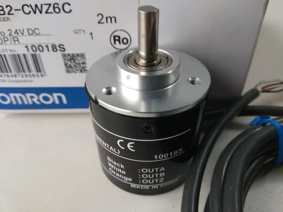 Инкрементный Поворотный энкодер OMRON 400P, 1 шт., 400p/r, 5-24 В постоянного тока, E6B2-CWZ6C NPN
Инкрементный Поворотный энкодер OMRON 400P, 1 шт., 400p/r, 5-24 В постоянного тока, E6B2-CWZ6C NPN