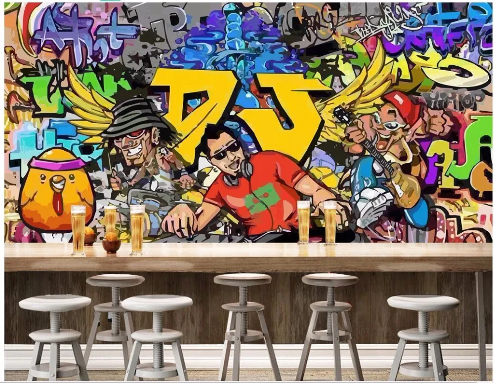 3d wallpaper custom photo mural Cartoon character graffiti bar KTV background room wallpaper for walls 3d wall muals wall paper
3d wallpaper custom photo mural Cartoon character graffiti bar KTV background room wallpaper for walls 3d wall muals wall paper
