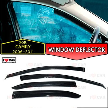 Window deflectors for Toyota Camry 2006-2011 car window deflector wind guard vent sun rain visor cover car styling
Window deflectors for Toyota Camry 2006-2011 car window deflector wind guard vent sun rain visor cover car styling