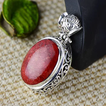 The new spring elegant fashion Retro Red China 925 sterling silver grass coral pendant wholesale ladies temperament
The new spring elegant fashion Retro Red China 925 sterling silver grass coral pendant wholesale ladies temperament