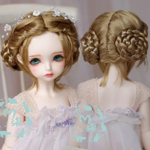 Новый 1/3 8-9 дюймов 1/4 7-8 1/6 6-7 1/8 5-6 молока Чай коричневый твист длинный парик для