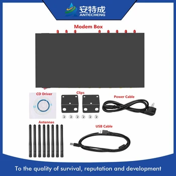 Antecheng 1U case 8 ports sms modem 4G LTE SIM7100A with IMEI change for bulk sms sending
Antecheng 1U case 8 ports sms modem 4G LTE SIM7100A with IMEI change for bulk sms sending