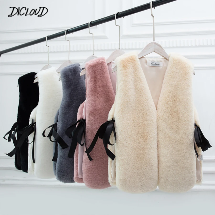 DICLOUD 2018 Autumn Winter Faux Fur Vest Women Luxury Sleeveless Vest Thick Warm Fur Jacket Women Casual Korean Fluffy Jacket
DICLOUD 2018 Autumn Winter Faux Fur Vest Women Luxury Sleeveless Vest Thick Warm Fur Jacket Women Casual Korean Fluffy Jacket