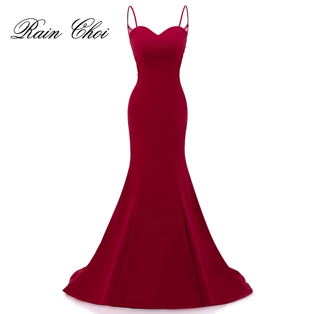 Real photo Elegant Mermaid Prom Dresses Sexy Burgundy Formal Evening Dress With Appliques Long Party Gown 2019 Vestido De Festa
Real photo Elegant Mermaid Prom Dresses Sexy Burgundy Formal Evening Dress With Appliques Long Party Gown 2019 Vestido De Festa