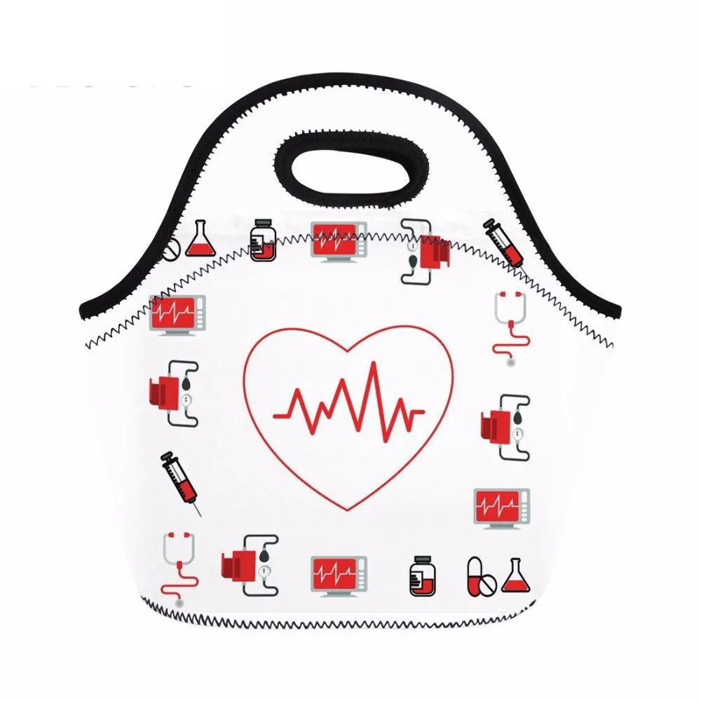 Neoprene Lunch Bag for Girls Nurse Heart Print Thermal Food Fresh Lunchbox Female Picnic Travel Lancheira Storage
Neoprene Lunch Bag for Girls Nurse Heart Print Thermal Food Fresh Lunchbox Female Picnic Travel Lancheira Storage