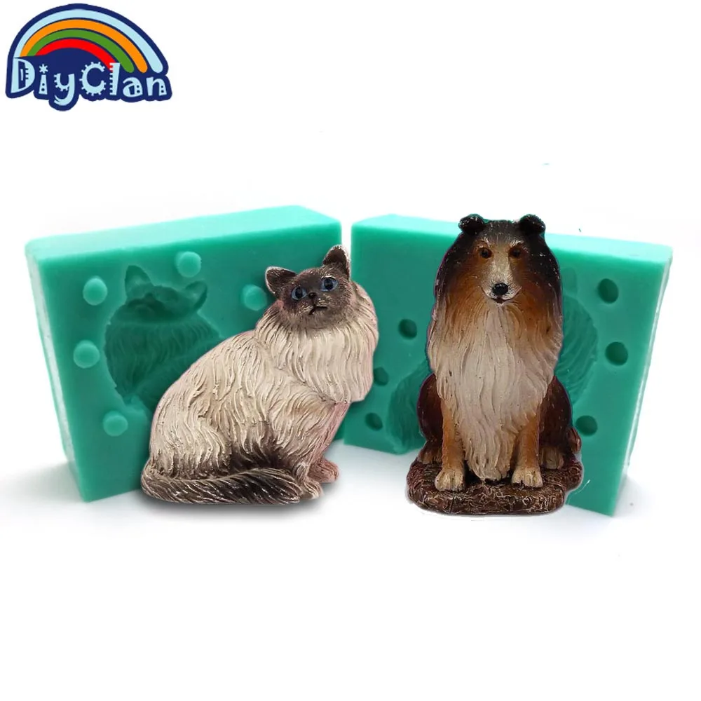 3D Cat And Dog Silicone Chocolate Mold For Cake Decorating Soap Candle Making Form Animal Shape Plaster Resin Molds
3D Cat And Dog Silicone Chocolate Mold For Cake Decorating Soap Candle Making Form Animal Shape Plaster Resin Molds