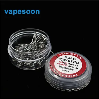 1 box vapesoon Twisted coil Electronic Cigarette Vape replacement DIY Wire premade Coil for DIY RDA RBA Atomizer Vaporizer
1 box vapesoon Twisted coil Electronic Cigarette Vape replacement DIY Wire premade Coil for DIY RDA RBA Atomizer Vaporizer