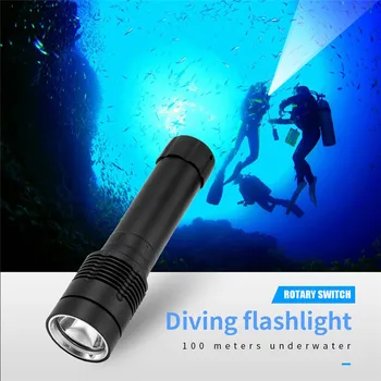 LED XM-L2 Torch Led Light Scuba Diving Torch Flashlight Rechargeable Underwater 100M Flashlight Torch Waterproof Zaklamp 40JY23
LED XM-L2 Torch Led Light Scuba Diving Torch Flashlight Rechargeable Underwater 100M Flashlight Torch Waterproof Zaklamp 40JY23