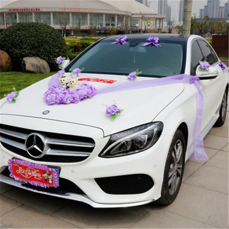 Wedding Car Flower Decorations Set Artificial Flowers Silk Heart Bear Wedding Decorative Wreath DIY Tulle Party Supplies
Wedding Car Flower Decorations Set Artificial Flowers Silk Heart Bear Wedding Decorative Wreath DIY Tulle Party Supplies