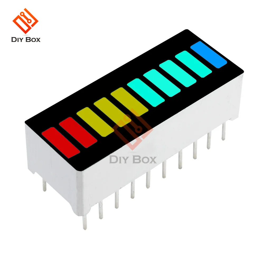 5Pcs 10 Segment LED Bargraph Light Display Module Bar Graph Ultra Bright Red Yellow Green Blue Colors Multi-color DIY Wholesale
5Pcs 10 Segment LED Bargraph Light Display Module Bar Graph Ultra Bright Red Yellow Green Blue Colors Multi-color DIY Wholesale