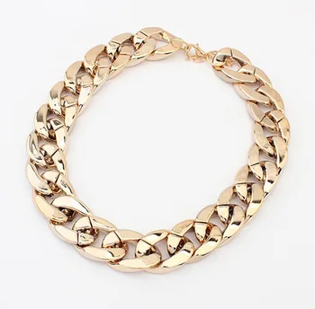 3 Colors Hot Selling Big Trendy Tide Golden Chunky Chain Necklaces Luxury Gorgeous CCB Simple Punk Statement Necklaces Women
3 Colors Hot Selling Big Trendy Tide Golden Chunky Chain Necklaces Luxury Gorgeous CCB Simple Punk Statement Necklaces Women
