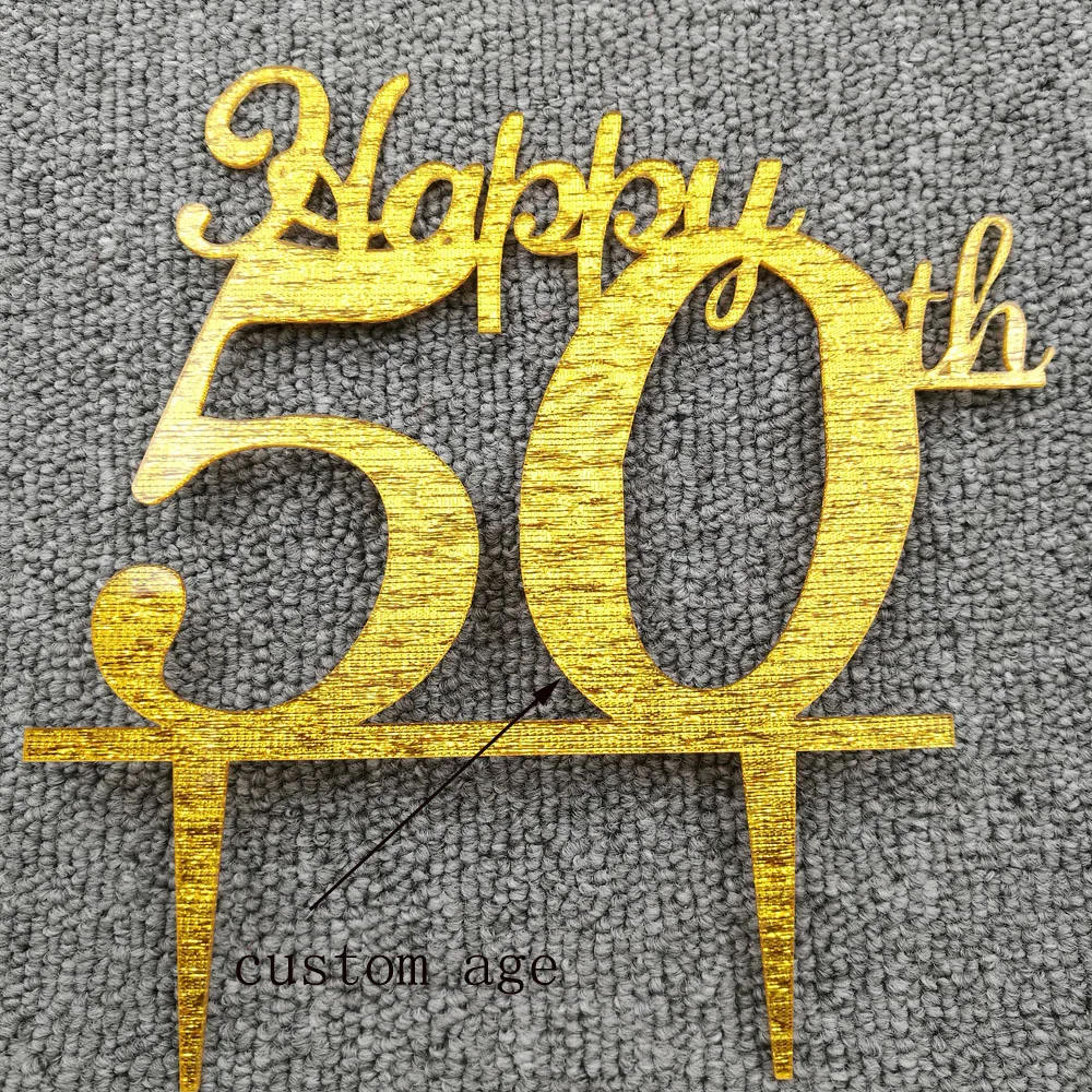 Happy 50th Birthday Cake Topper,Custom Name Cake Topper,50th Unique Cake Topper,Personalized 50th Anniversary Cake Topper
Happy 50th Birthday Cake Topper,Custom Name Cake Topper,50th Unique Cake Topper,Personalized 50th Anniversary Cake Topper