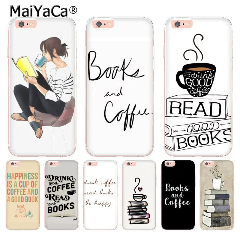 MaiYaCa Books And Coffee Transparent phone case for iphone 11 Pro 8 7 6 6S Plus X 5 5S SE XS XR XSMAX
MaiYaCa Books And Coffee Transparent phone case for iphone 11 Pro 8 7 6 6S Plus X 5 5S SE XS XR XSMAX