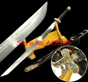 Top Quality Copper Fitting WuShu Broad Knife Full Tang Folded Steel Blade Sharp Chinese Qing Dynasty KungFu Broadsword Dao Sword
Top Quality Copper Fitting WuShu Broad Knife Full Tang Folded Steel Blade Sharp Chinese Qing Dynasty KungFu Broadsword Dao Sword