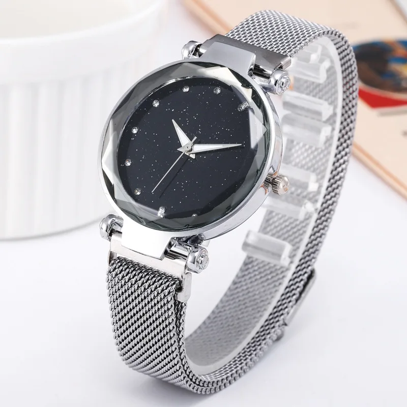 Luxury Women Watches Ladies Watch Magnetic Starry Sky Clock Gypsophila Diamond Quartz Wristwatches relogio feminino montre femme
Luxury Women Watches Ladies Watch Magnetic Starry Sky Clock Gypsophila Diamond Quartz Wristwatches relogio feminino montre femme