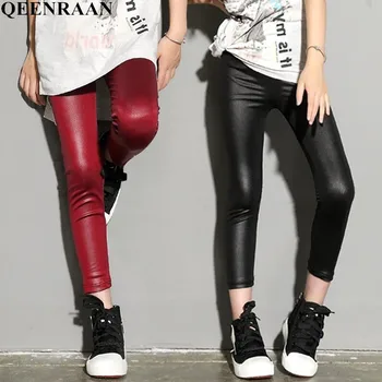 Spring Faux Leather PU Leggings For Kids Girls Slim Pencil Pants Baby Girls Solid Color Elastic Waist Trouser Children Clothing
Spring Faux Leather PU Leggings For Kids Girls Slim Pencil Pants Baby Girls Solid Color Elastic Waist Trouser Children Clothing