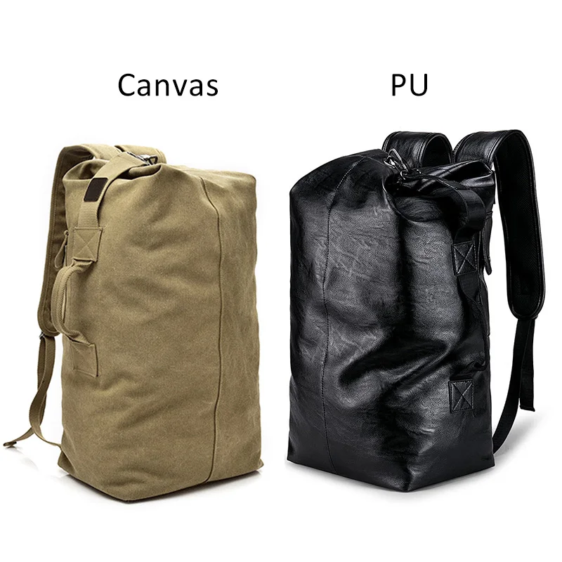 Canvas Men's Backpack Travel Bagpack Man Bags PU Leather Backpacks Laptop Male School Bags Backpack Waterproof Bag Black
Canvas Men's Backpack Travel Bagpack Man Bags PU Leather Backpacks Laptop Male School Bags Backpack Waterproof Bag Black