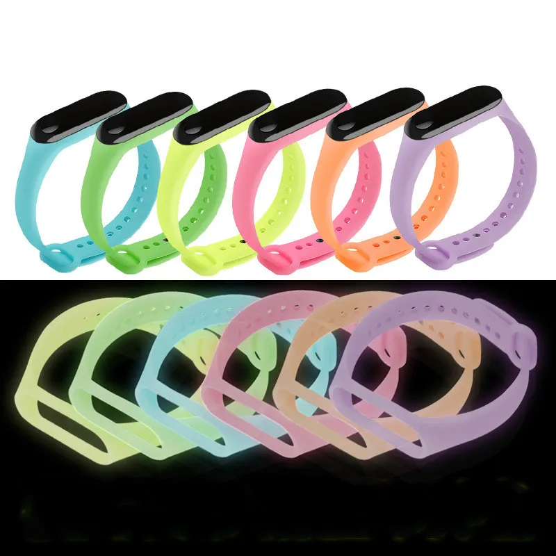New Luminous Silicone Mi band 3 Strap pulsera adjustable Colorful wrist strap replacement for xiaomi mi 3 smart bracelets band
New Luminous Silicone Mi band 3 Strap pulsera adjustable Colorful wrist strap replacement for xiaomi mi 3 smart bracelets band