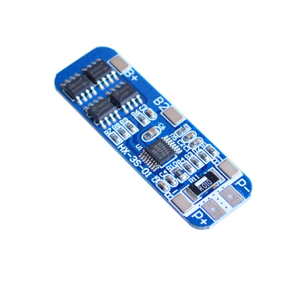 3S 10A 12V 18650 BMS Li-ion Lithium Battery Cell Charger Protection Board Module Circuit Board 10.8V 11.1V 12.6V Electric
3S 10A 12V 18650 BMS Li-ion Lithium Battery Cell Charger Protection Board Module Circuit Board 10.8V 11.1V 12.6V Electric